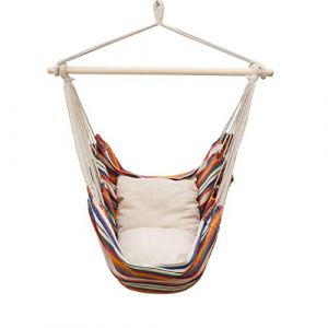 Amanka Chaise Suspendue Avec 2 Coussins R&eacute;versibles Balan&ccedil;oire D'ext&eacute;rieur Pour Balcon