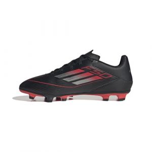Adidas Mixte F50 Club Football Boots FG/MG Chaussures, Core Black/Iron met./Lucid Red, 36 2/3 EU