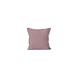 Soleil d'Ocre Coussin en microfibre lavée 40x40 cm BOHEME rose, par