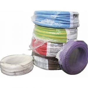 Multimedia Connect Fil souple HO7V-K - liaisons soumises aux vibrations et déformations - 100 m - 2,5 mm² - rouge