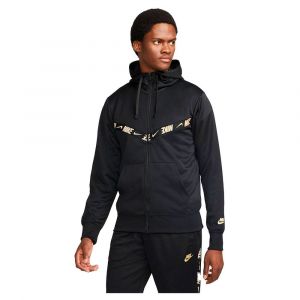 Nike Sweat Avec Fermeture Sportswear Repeat Pk Gold S Black / Metallic Gold