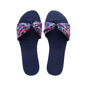 Havaianas Mules Saint Tropez Print Bleu/Rose - Taille 35/36;37/38;39/40;41/42