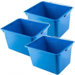 Seau &agrave; peinture Seau avec poign&eacute;e 8 litres 3 pcs - Kadax