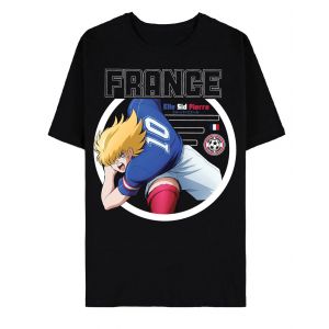 Difuzed T-SHIRT - CAPTAIN TSUBASA - France Noir Taille M