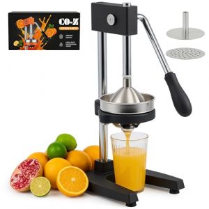 Presse-Agrumes CO-Z Manuel &agrave; Levier Presse-Citron Professionnel Noir