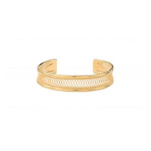 Image de Satellite Bracelet jonc ajustable précieux métal doré à l'or fin I doré Jaune