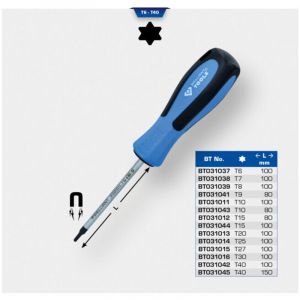 BRILLIANT TOOLS BT031015 Tournevis TORX, T27 x 115 mm [Powered by KS TOOLS]