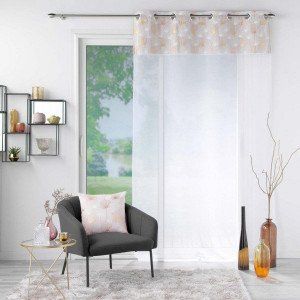 Voilage (140 x 240 cm) Clairine Rose