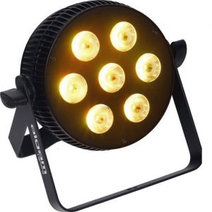 Algam lighting lal slimpar-710-hex - projecteur &agrave; led 7 x 10w rgbwau