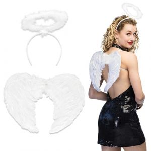 Boland Ensemble de costume pour adulte, serre-tête et ailes, costume de carnaval pour soirée à thème, Halloween, carnaval, Noël