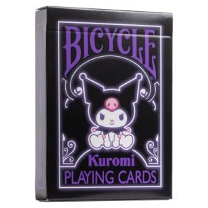 Bicycle Kuromi - Jeu de 54 Cartes &agrave; Jouer, Rose