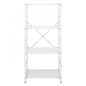 &Eacute;tag&egrave;re en acier gris clair - &Eacute;troite, moyenne