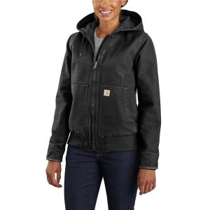 Carhartt Women's Washed Duck Active Jacket - Veste de loisirs taille S, noir