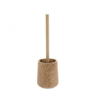 Tendance Brosse wc en polyresine effet bois - naturel