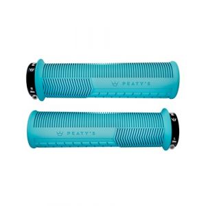 Peaty's Monarch Grips – Bleu/Champignon/épais – Confortable, Durable, Barres de Doigts ergonomiques, Coussinet de Pouce, équitation Toute la journée, Tous Temps et Terrain, VTT, Enduro, Descente