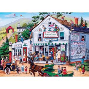Master pieces Puzzle 1000 pièces : Magasin Général - Samuel Sutty Dry Goods