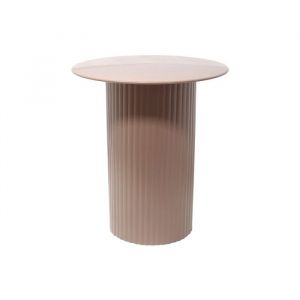 Table d'appoint en m&eacute;tal - Beige - SUADA