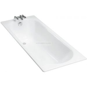 Jacob Delafon SOISSONS Baignoire rectangulaire fonte émaillée 150x70 sans pieds blanc E2941-00