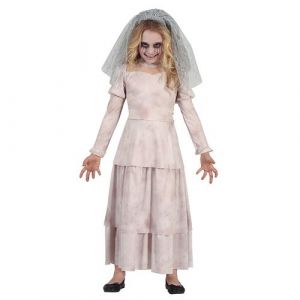 Déguisement fantôme vengeur fille - 7/9 ans - gris - guirca 77696