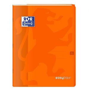 Image de Oxford Cahier Easybook agrafé - 17 x 22 cm - 96p seyès - 90g - Orange