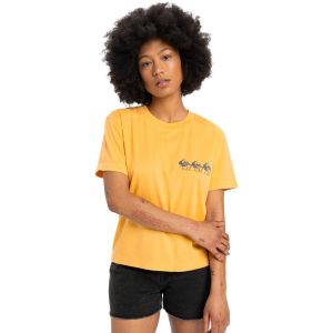 Quiksilver Standard - T-shirt à manches courtes pour Femme Orange - Taille S