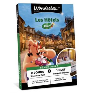 Connect Wonderbox - Coffret cadeau - Parc Astérix - 2 jours et séjour pour 2 - Au choix parmi tous les jours douverture du parc