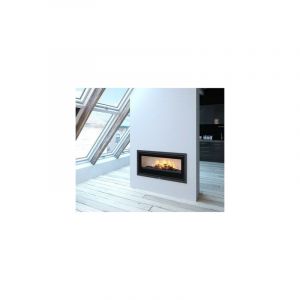 Azura home design Insert cheminée à bois BOMA 15 KW + 2 bouches recuperateur