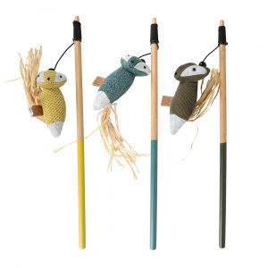 Canne &agrave; p&ecirc;che pour chat rocco renards D&D Home