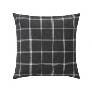 Coussin déhoussable EVEREST 45x45 cm – Tissu tissé – Coloris Anthracite