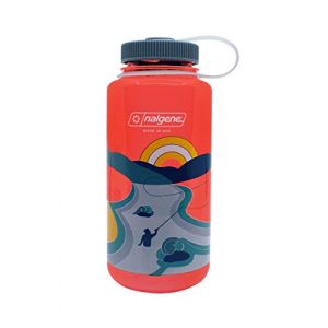 Nalgene Everyday Ouverture large 1,0 l - Gourde taille 1 l, rouge/bleu/gris