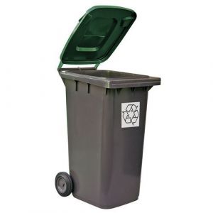 Image de Matfer Poubelle 120l tri select vert