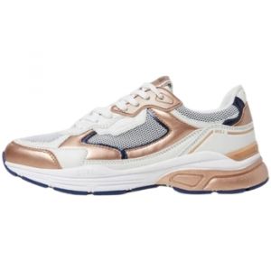 Pepe Jeans Chaussures Dave Metal blanc noir doré femme - 36
