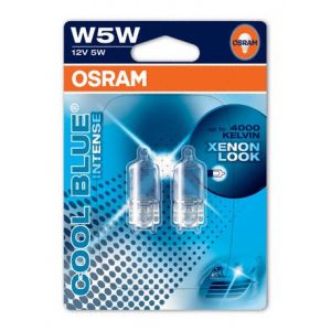 Image de Osram Ampoules W5W 12V 5W bleu intense