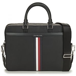 Image de Tommy Hilfiger Porte document TH COATED CANVAS COMPUTER BAG Noir - Taille Unique