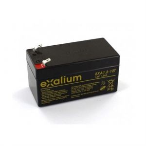 Image de Mé Batterie plomb Etanche - Exalium EXA1.2-12T - 12 V 1.2 Ah