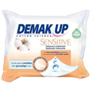 Image de Demak Up Sensitive - Lingettes démaquillantes Tolérance Optimale - 23 Lingettes