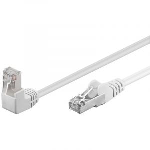 Goobay Câble Réseau RJ-45 Cat5e F/UTP 1m Blanc