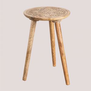 Table d'Appoint Ronde en Bois de Manguier (Ø30 cm) Nanup SKLUM Bois de mangue