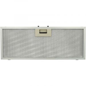 Vhbw 1x Filtre anti-graisse remplacement pour Indesit C00317017 pour hotte de cuisine - 45,9 x 17,7 x 0,85 cm, métal