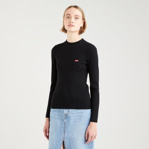 Image de Levi's Pull en fine maille, logo devant Noir - Taille L;M;S;XS