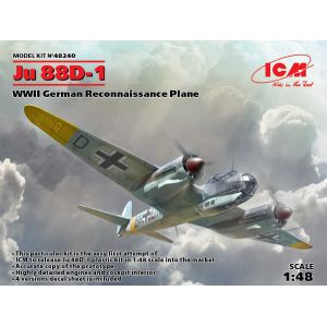 ICM Ju 88D-1,WWII German ReconnaissancePlane - 1:48e