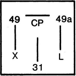 Hella Centrale clignotante (4AZ 003 787-051)