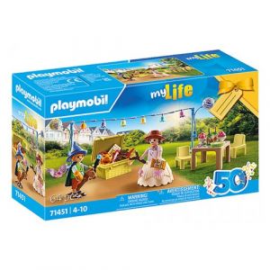 Playmobil 71451 myLife : Enfants avec décorations de fête - Habiller comme Un Ange, Cow-Boy, Princesse et Plus, avec de Nombreux Accessoires - Jeu de rôle Amusant et imaginatif - Dès 4 Ans