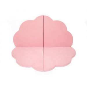 Fleur Tapis d'Eveil Bebe MISIOO - Elégant Tapis de Jeux Bebe - Tapis Mousse - Tapis Bebe Pliable - Diamètre 120 cm – Rose