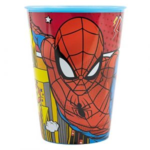 Stor GOBELET RÉUTILISABLE POUR ENFANTS EN PLASTIQUE SANS BPA 260 ML | SPIDERMAN MIDNIGHT FLYER
