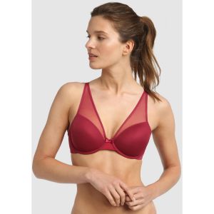 DIM Generous Limited Edition Invisible Bra, Rouge Vernis, 100B Womens
