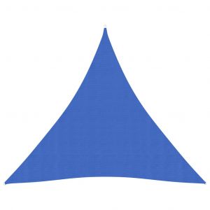 Image de VidaXL Voile d'ombrage 160 g/m² Bleu 3x3x3 m PEHD
