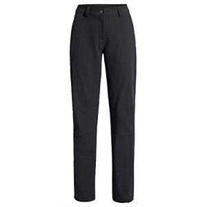 Vaude Women's Strathcona Pants II - Pantalon de trekking taille 42 - Regular, noir