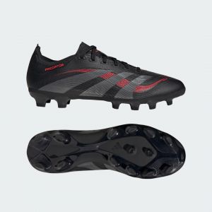 Adidas Predator League Mg Stealth Victory - Noir/gris/lucid Red, pointure 39⅓ - ['Noir'] - Taille 39⅓