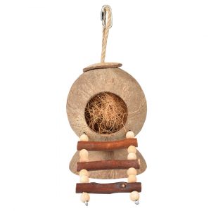 Abri pour rongeurs avec échelle Duvoplus Coconut Jungle